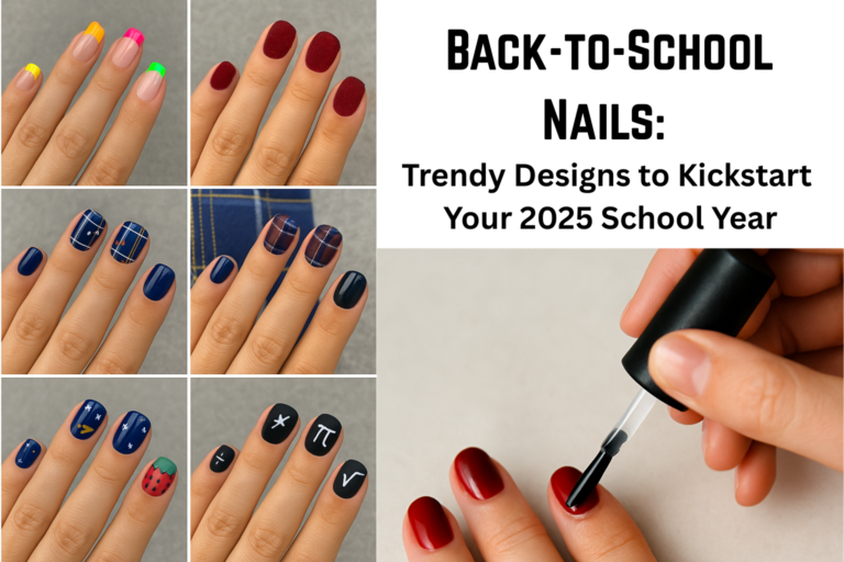back to school nails