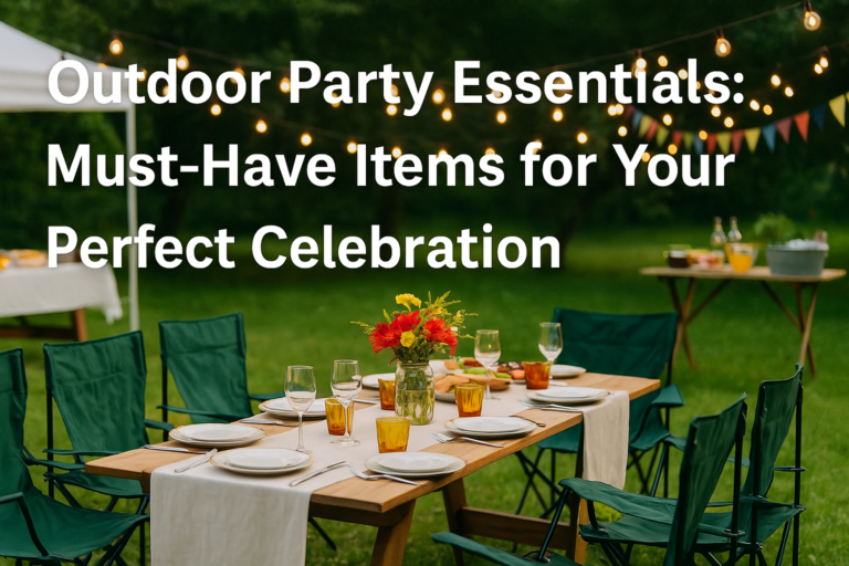 outdoor party essentials