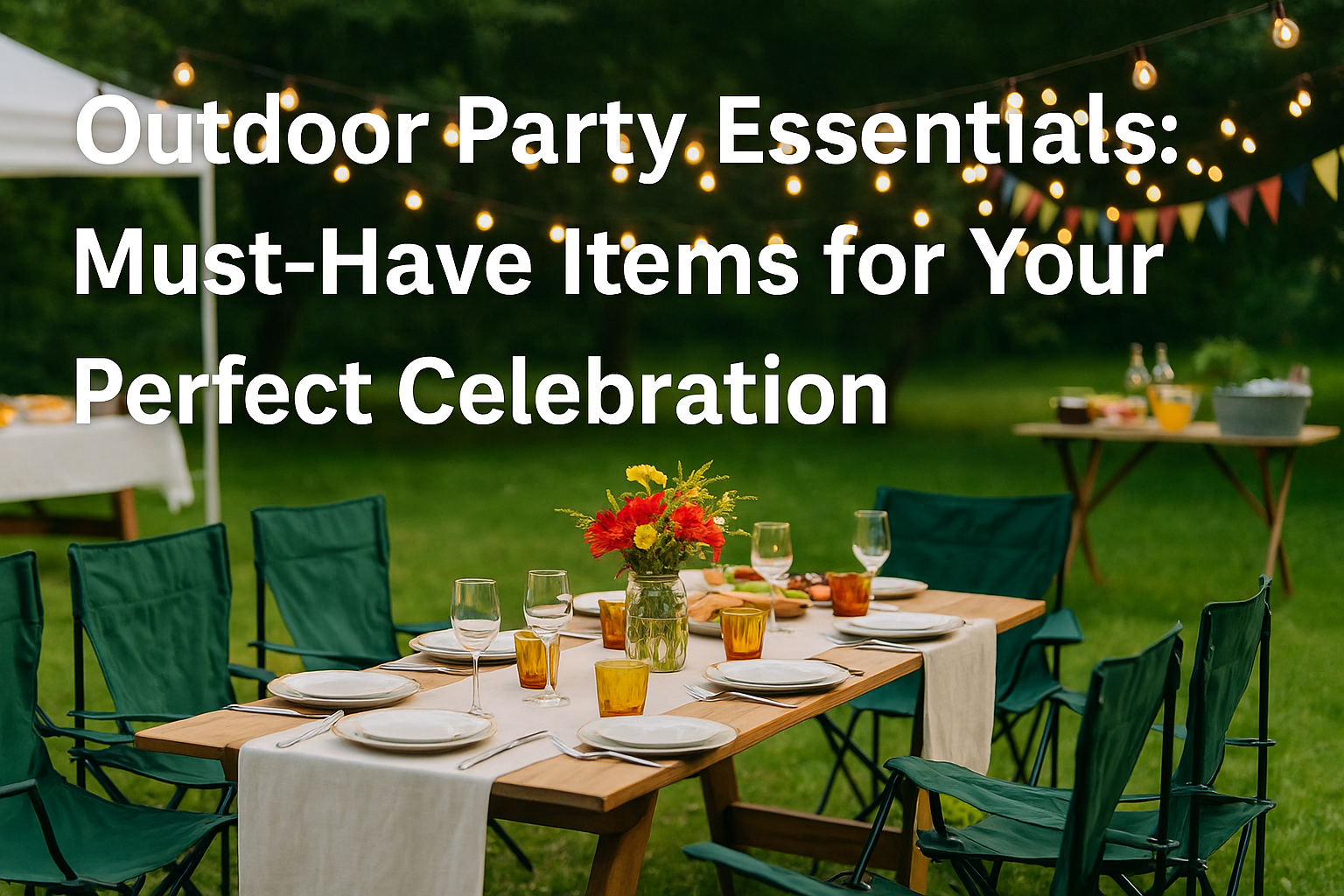 outdoor party essentials