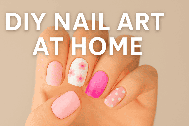 DIY nail art at home