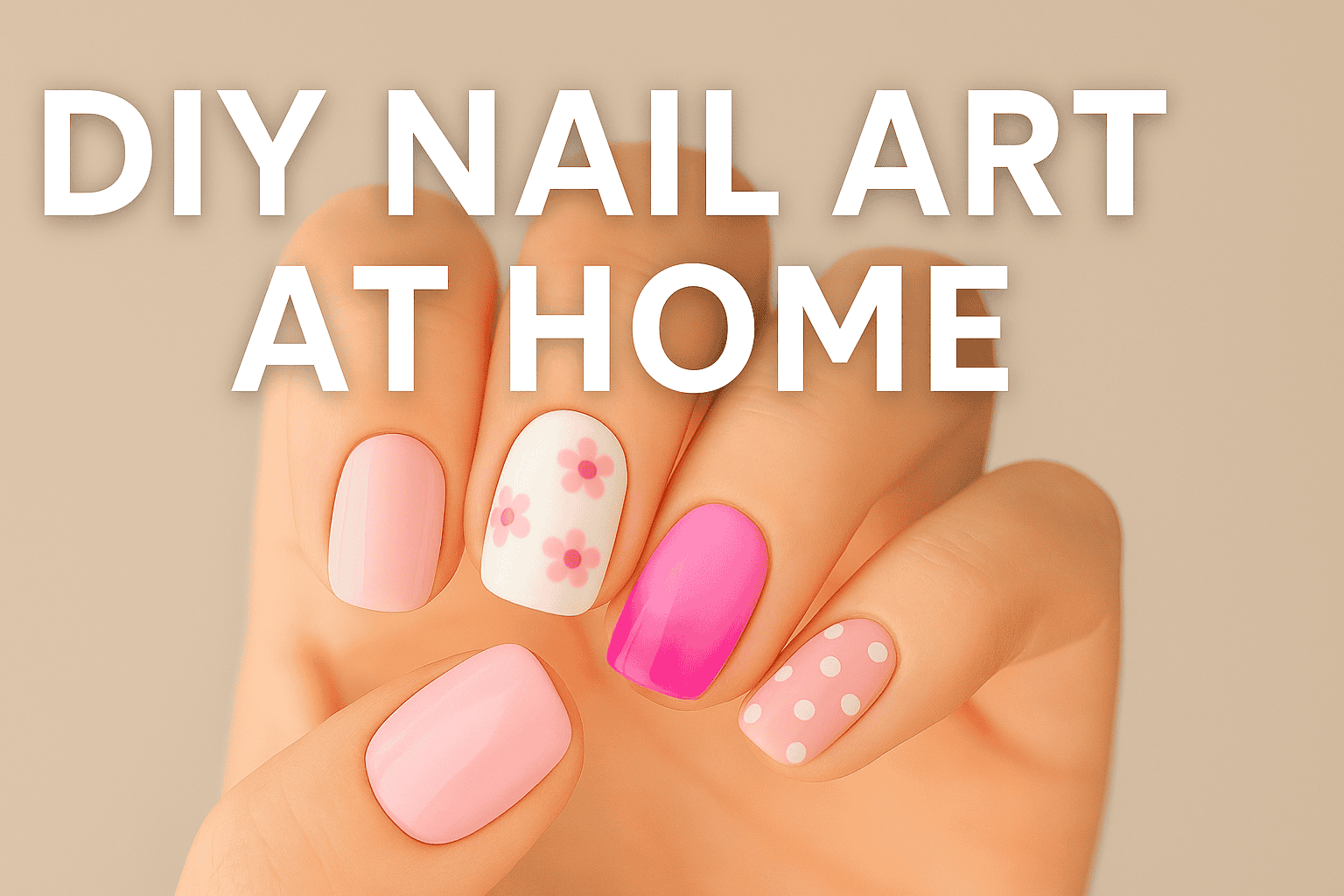 DIY nail art at home
