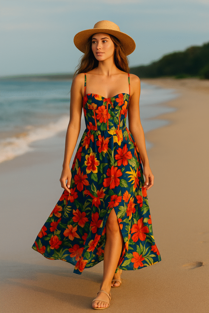 Floral corset dresses