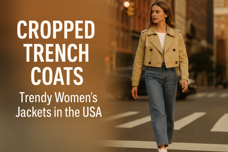 cropped trench coats