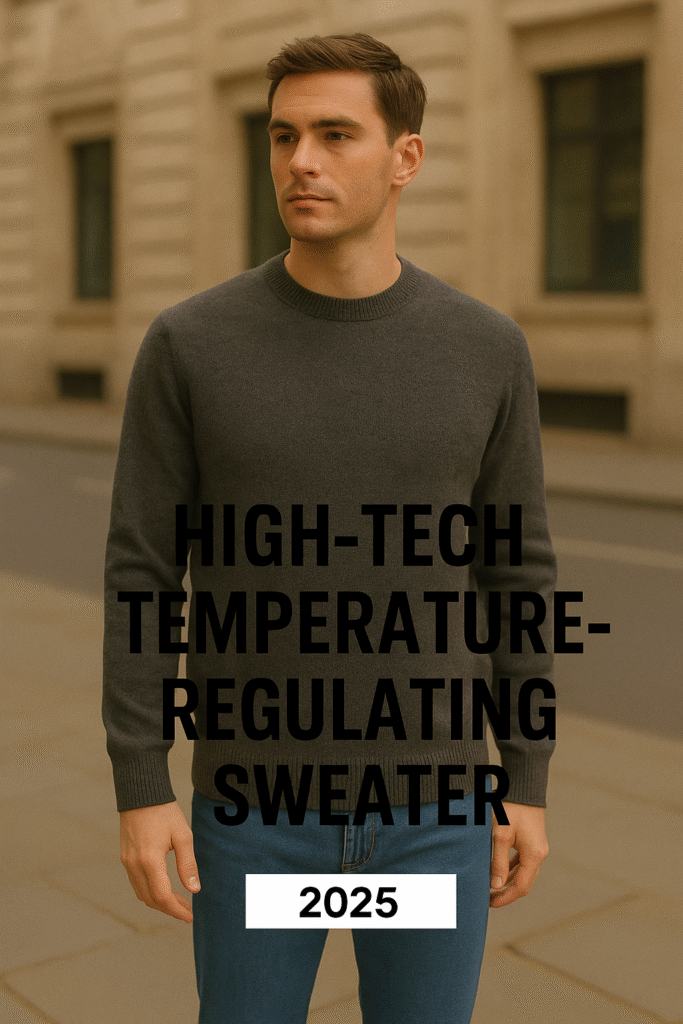 High-tech temperature-regulating sweater trend 2025